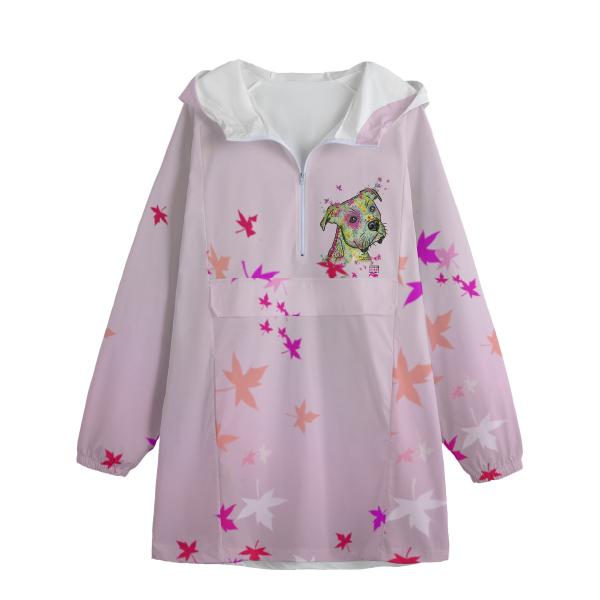 Regenjacke mit Hundemotiv Sancho von Vorne